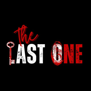 Digital artwork for "The Last One" featuring bold text and a red key symbol.